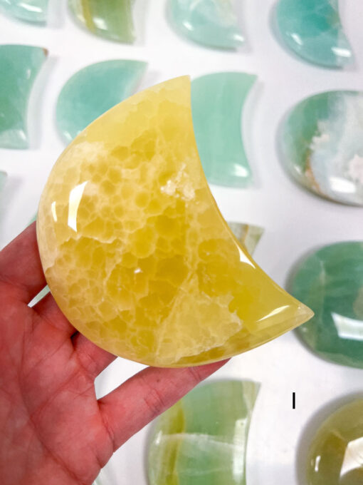 Lemon Calcite moon