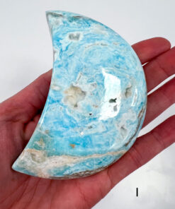 Blue Aragonite moon