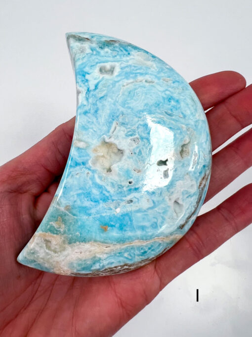 Blue Aragonite moon