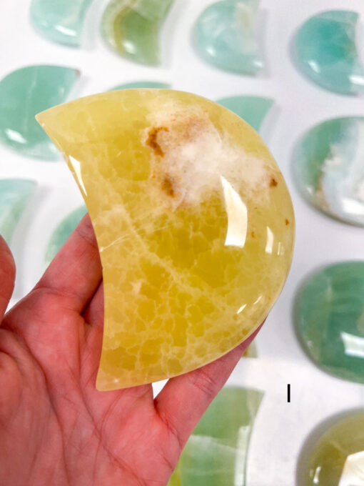 Lemon Calcite moon