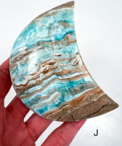 Blue Aragonite moon