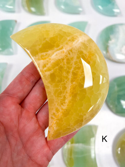 Lemon Calcite moon