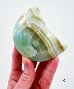 Pistachio Calcite moon