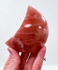 Rose Calcite moon