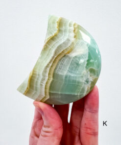 Pistachio Calcite moon