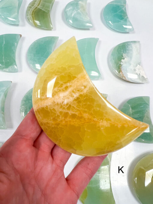 Lemon Calcite moon