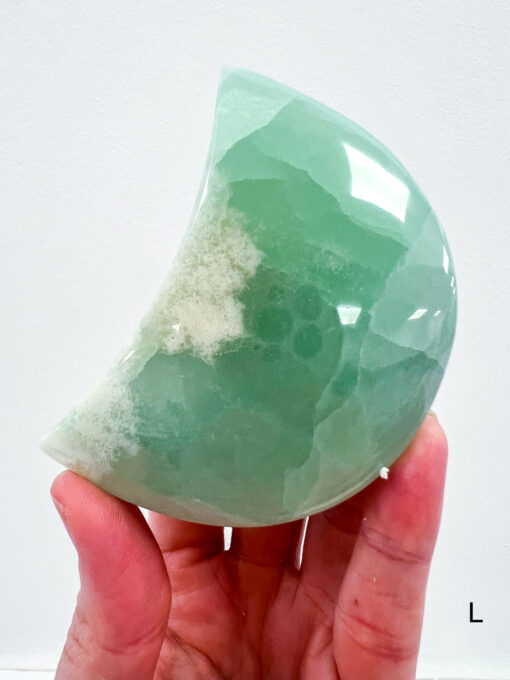 Pistachio Calcite moon