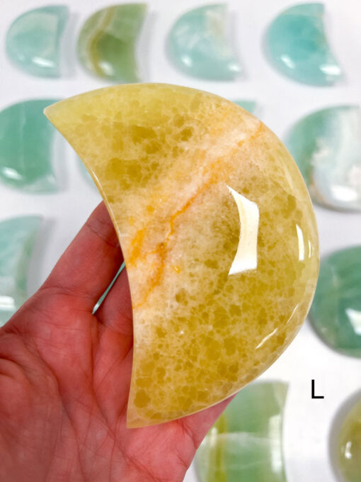 Lemon Calcite moon