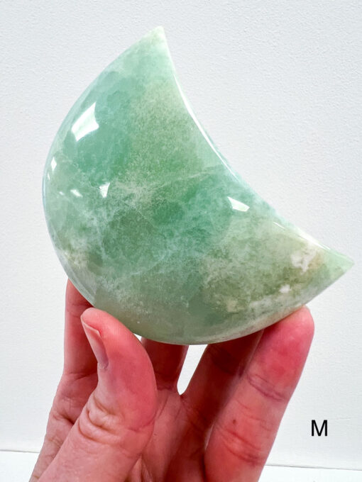 Pistachio Calcite moon