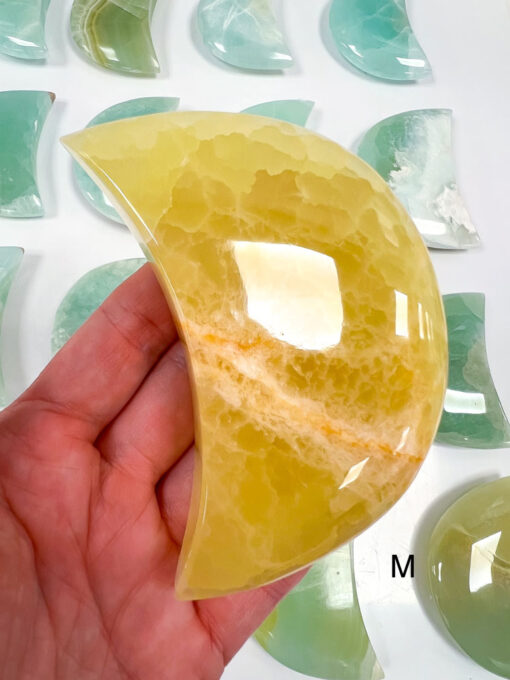 Lemon Calcite moon