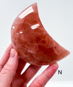 Rose Calcite moon