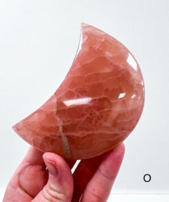 Rose Calcite moon