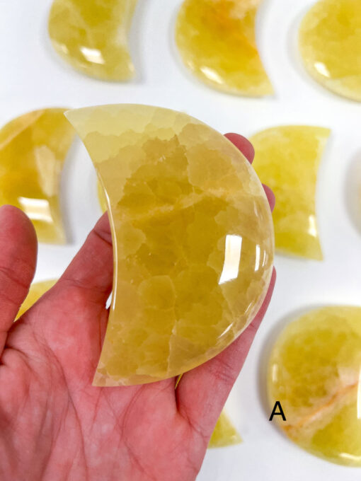 Lemon Calcite moon