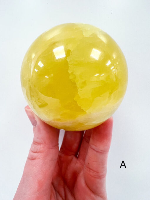 Lemon Calcite sphere