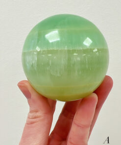 Pistachio Calcite sphere