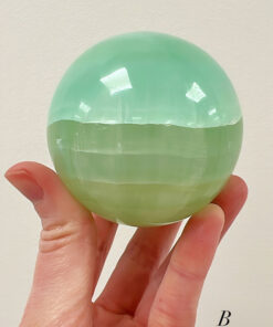 Pistachio Calcite sphere