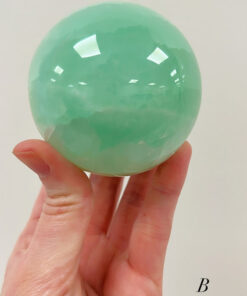 Pistachio Calcite sphere