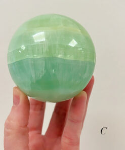 Pistachio Calcite sphere