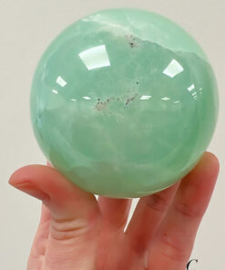 Pistachio Calcite sphere