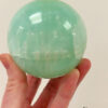 Pistachio Calcite sphere