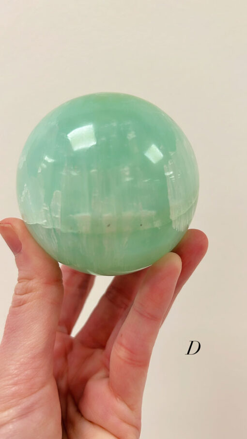 Pistachio Calcite sphere