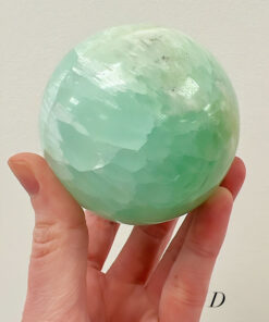 Pistachio Calcite sphere