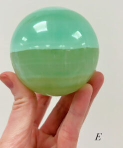 Pistachio Calcite sphere