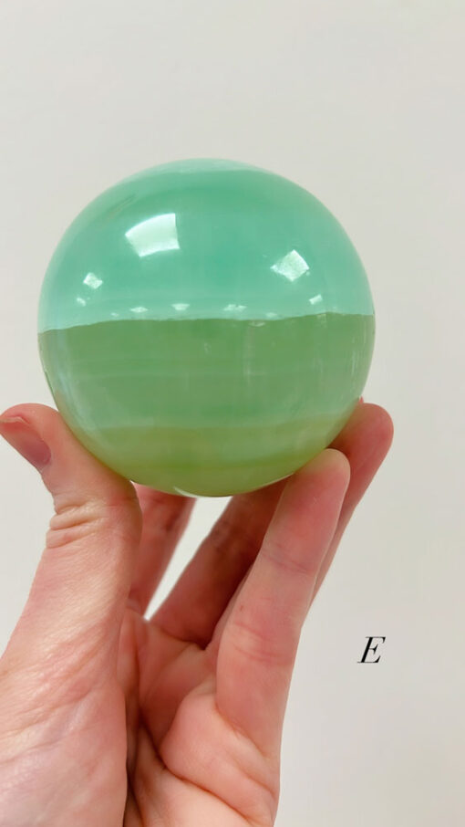 Pistachio Calcite sphere