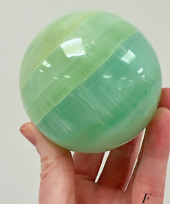 Pistachio Calcite sphere