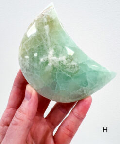 Pistachio Calcite moon