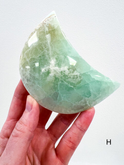 Pistachio Calcite moon