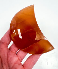 Honey Calcite moon