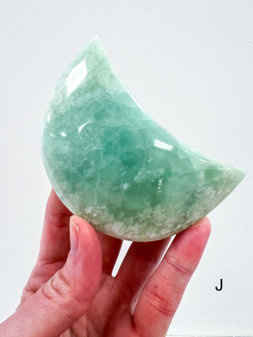 Pistachio Calcite moon