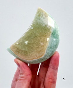 Pistachio Calcite moon