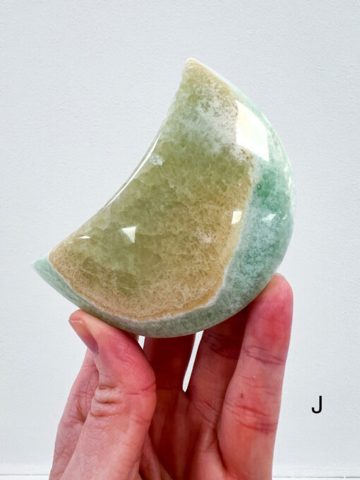 Pistachio Calcite moon