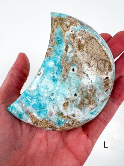 Blue Aragonite moon