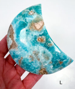 Blue Aragonite moon