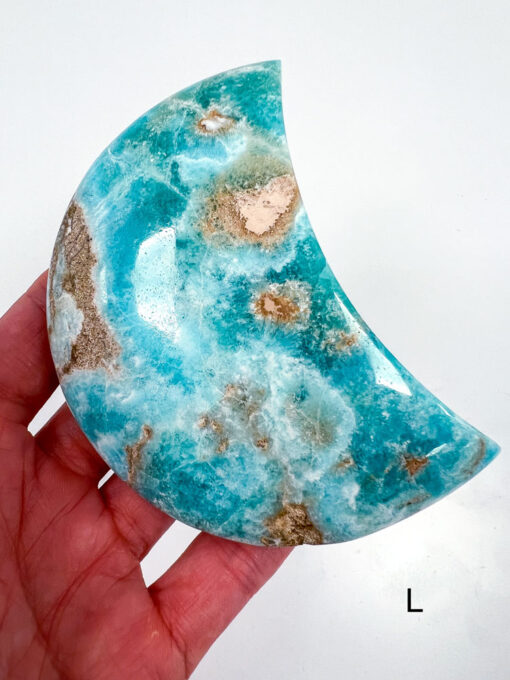 Blue Aragonite moon