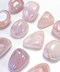 Large Rose Quartz Aura Tumble