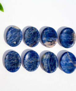 Sodalite oval worry stone