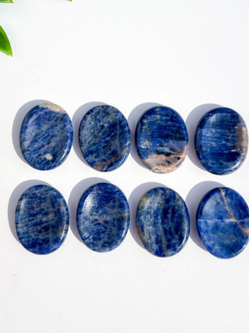 Sodalite oval worry stone