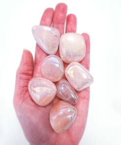 Large Rose Quartz Aura Tumble