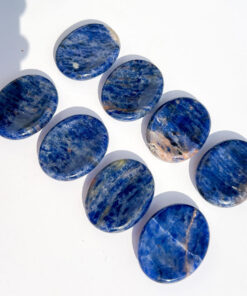 Sodalite oval worry stone