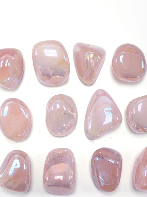 Large Rose Quartz Aura Tumble