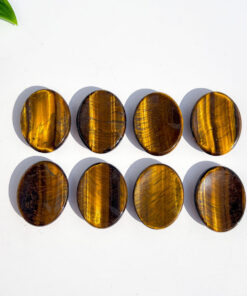 Tigers Eye oval worry stone