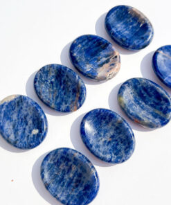 Sodalite oval worry stone