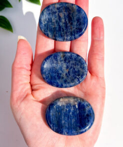 Sodalite oval worry stone