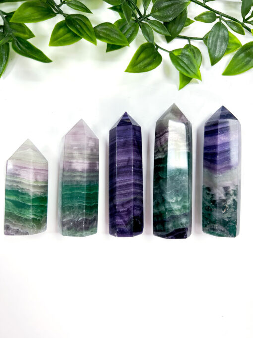 Silk Fluorite point