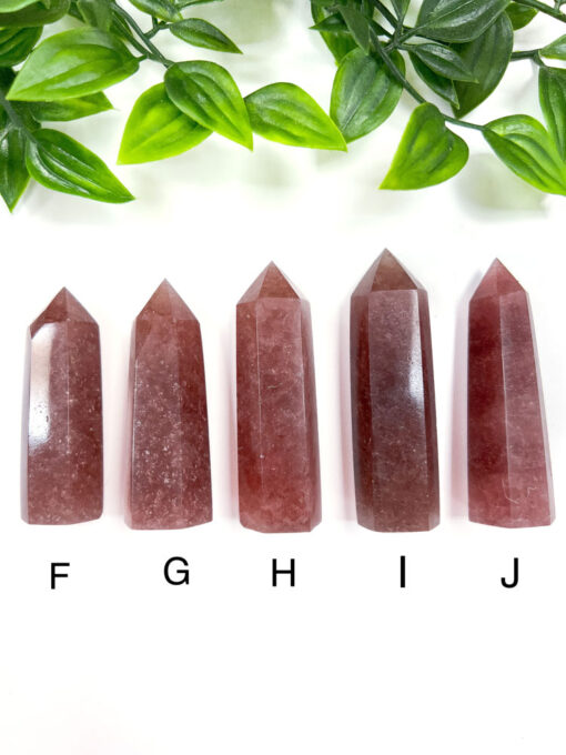 Strawberry Quartz point