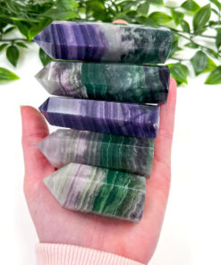 Silk Fluorite point